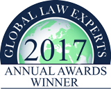 Global Law Experts Annual Awards Winner - 2017