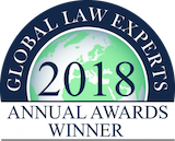 Global Law Experts Annual Awards Winner - 2018